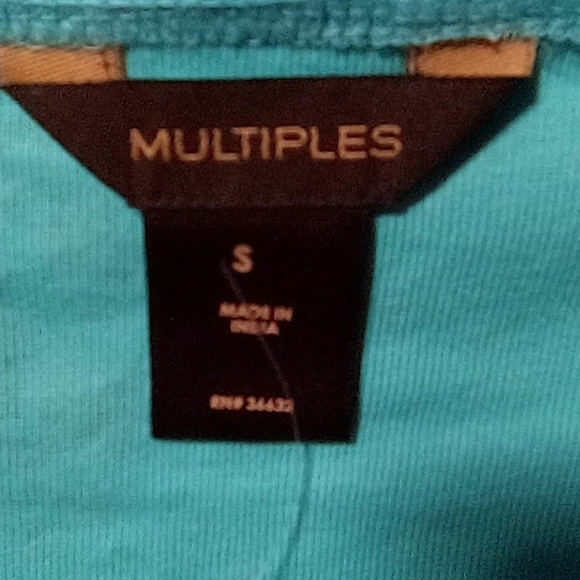 MULTIPLES brand ladies long sleeve pullover top. NWT. Size Small. - Picture 6 of 7